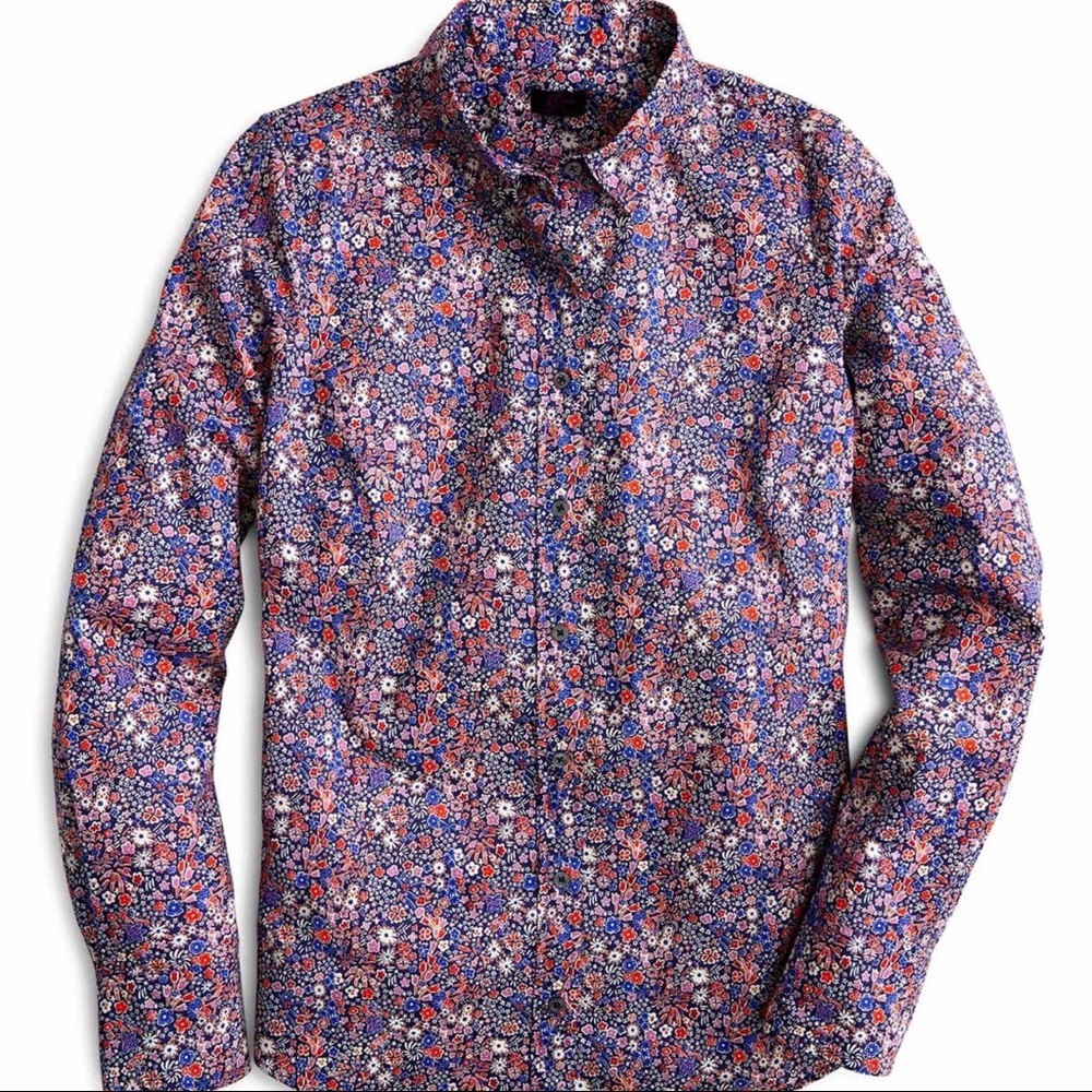 J. Crew Kayako Liberty Perfect Shirt